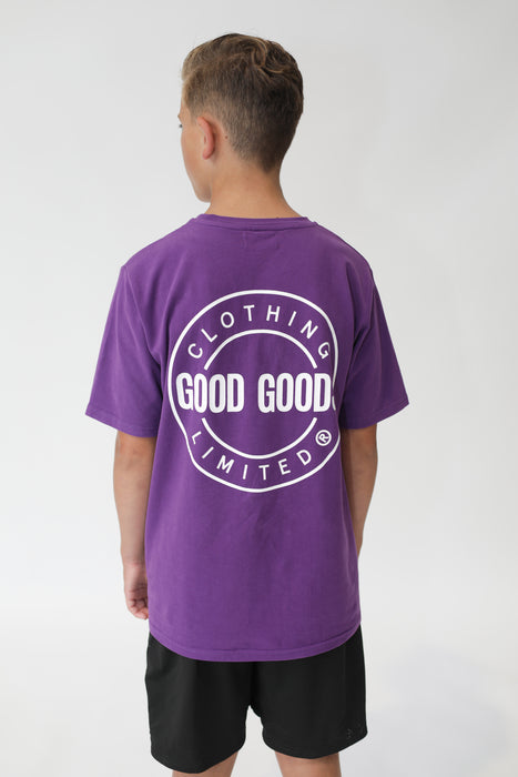 GOOD GOODS - READY SET TEE PURPLE