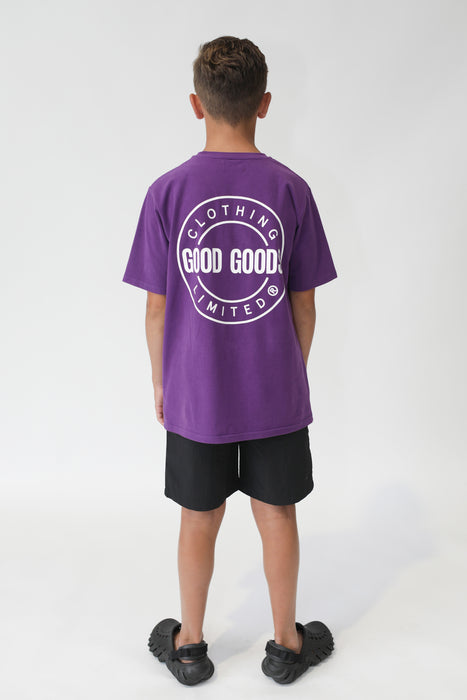 GOOD GOODS - READY SET TEE PURPLE