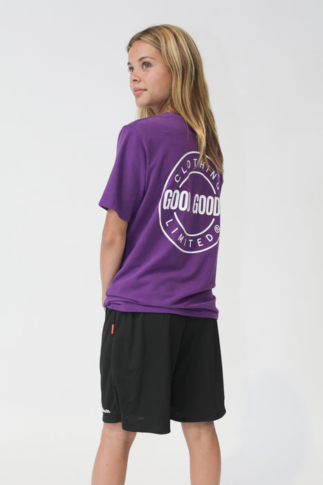 GOOD GOODS - READY SET TEE PURPLE