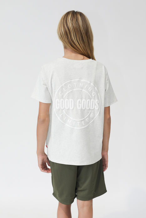 GOOD GOODS - READY SET TEE OAT MARLE