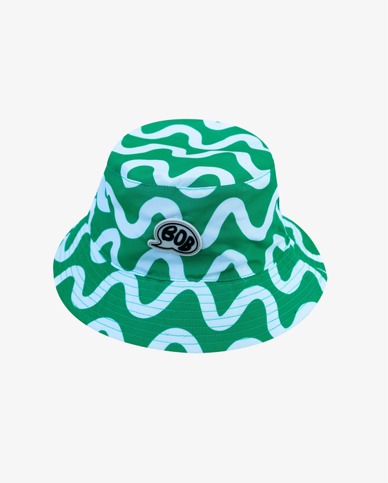 BAND OF BOYS - GREEN SQUIGGLE REVERSIBLE BUCKET HAT