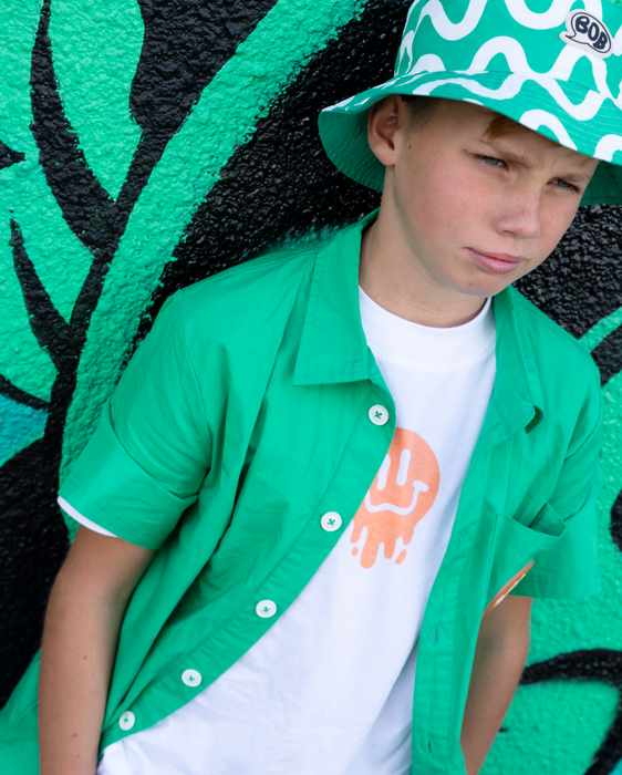 BAND OF BOYS - GREEN SMILES SHIRT