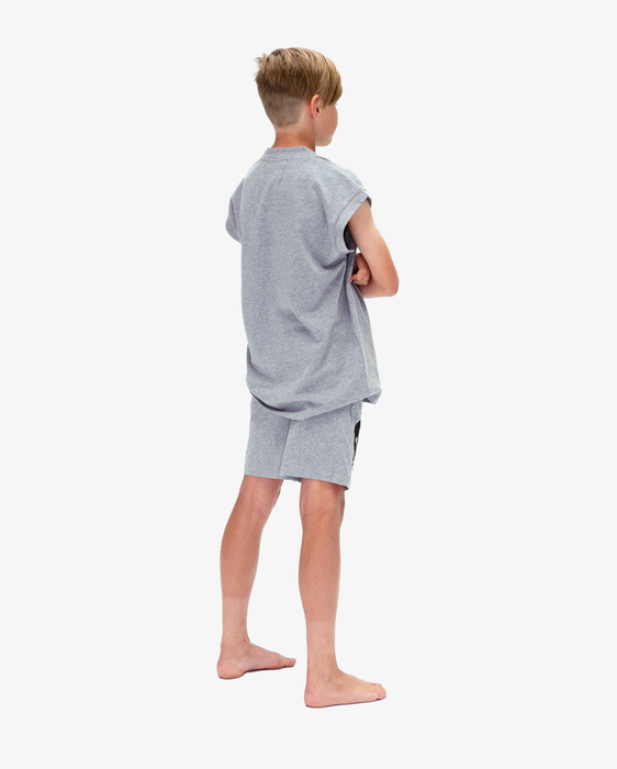 BAND OF BOYS - GREY DRIPPIN IN SMILES TANK PJS