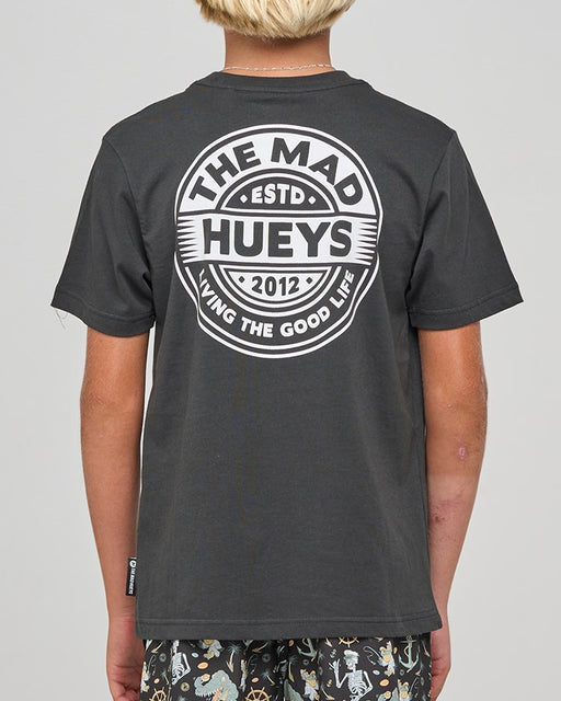 THE MAD HUEYS - GOOD LIFE HUEYS SS TEE VINTAGE BLACK