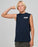 THE MAD HUEYS - FROTHING FOR MORE MUSCLE TANK NAVY