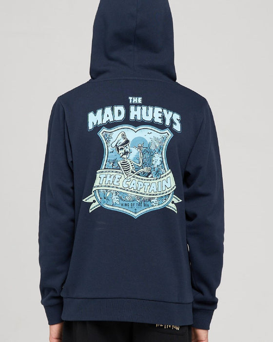 THE MAD HUEYS - CAPTAIN TWO FACED YOUTH HOODED PULLOVER