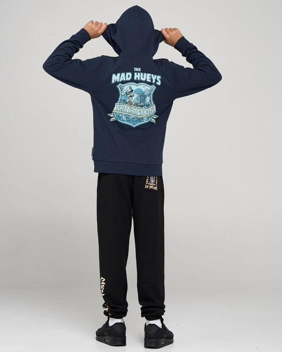 THE MAD HUEYS - CAPTAIN TWO FACED YOUTH HOODED PULLOVER