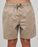 THE MAD HUEYS - SKULL ANCHOR VOLLEY SHORTS TAUPE
