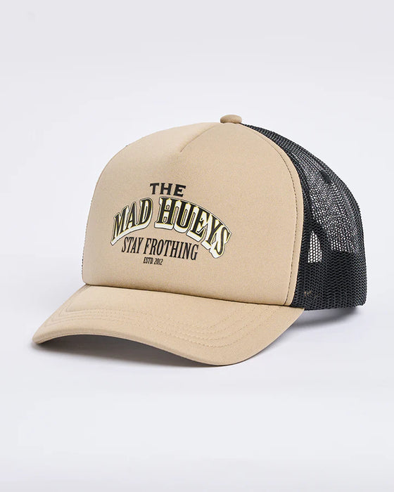 THE MAD HUEYS - STAY FROTHING FOAM TRUCKER TAN