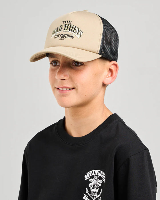 THE MAD HUEYS - STAY FROTHING FOAM TRUCKER TAN