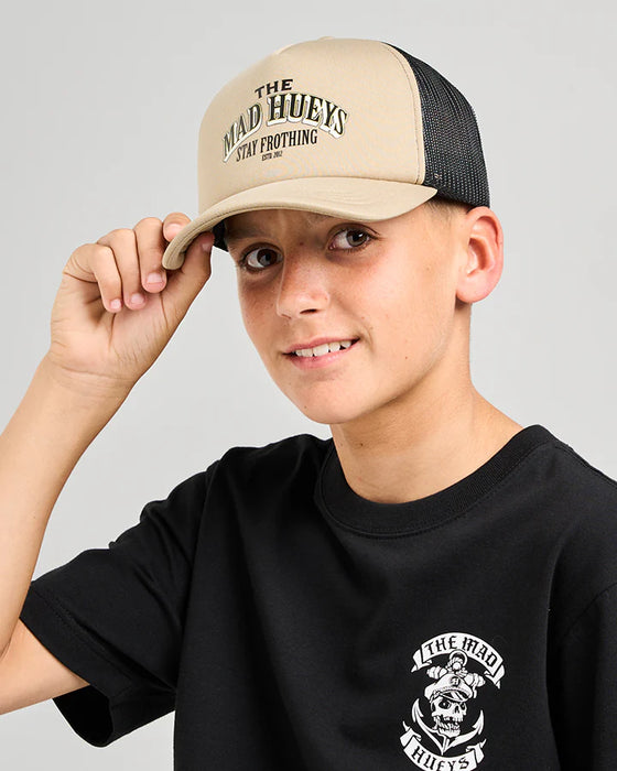 THE MAD HUEYS - STAY FROTHING FOAM TRUCKER TAN