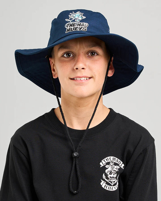 THE MAD HUEYS - GREAT BITE SHARK WIDE BRIM NAVY