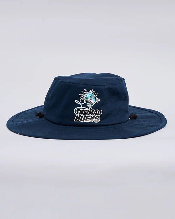 THE MAD HUEYS - GREAT BITE SHARK WIDE BRIM NAVY