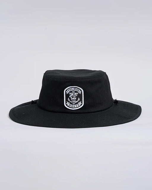 THE MAD HUEYS - SAILOR ANCHOR WIDE BRIM HAT BLACK
