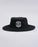 THE MAD HUEYS - SAILOR ANCHOR WIDE BRIM HAT BLACK