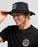 THE MAD HUEYS - SAILOR ANCHOR WIDE BRIM HAT BLACK