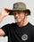 THE MAD HUEYS - HUEYS GOOD LIFE WIDE BRIM HAT OLIVE