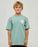 THE MAD HUEYS - CHECKER HUEYS TEE SEAFOAM