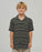 THE MAD HUEYS - HUEYS STRIPE WOVEN SHIRT PINE GREEN