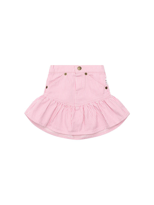 HUXBABY - CANDY STRIPE FRILL SKIRT BUBBLEGUM STRIPE