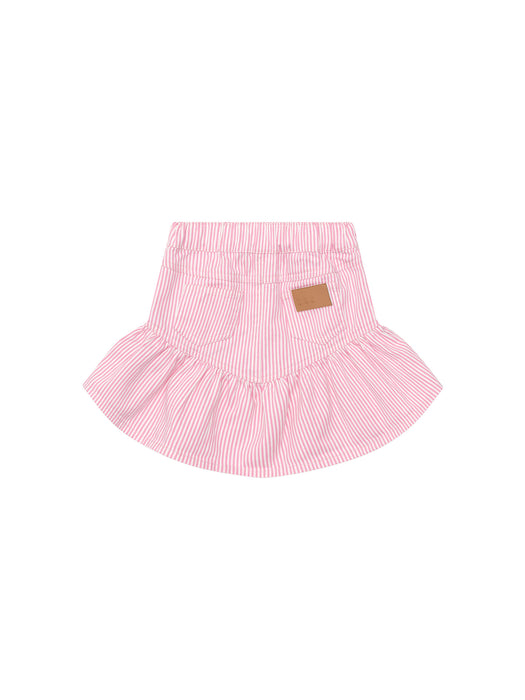 HUXBABY - CANDY STRIPE FRILL SKIRT BUBBLEGUM STRIPE