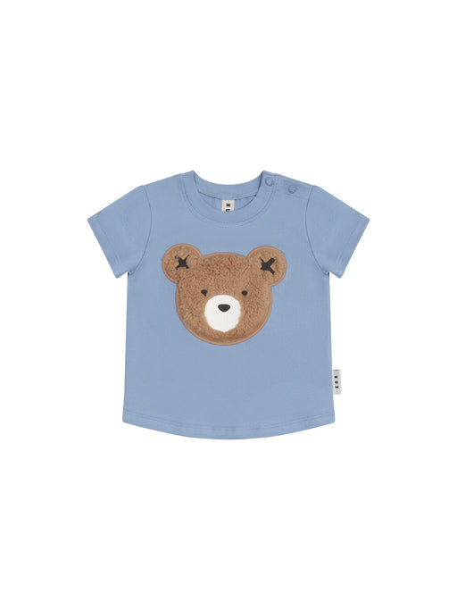 HUXBABY - FURRY HUX T-SHIRT CORNFLOWER