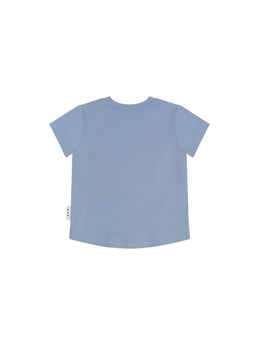 HUXBABY - FURRY HUX T-SHIRT CORNFLOWER