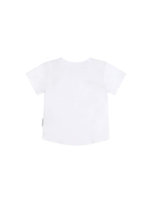 HUXBABY - TENNIS BEAR T-SHIRT WHITE