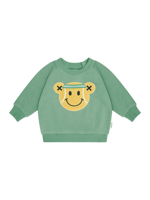 HUXBABY - TENNIS BEAR SWEATSHIRT - TURF