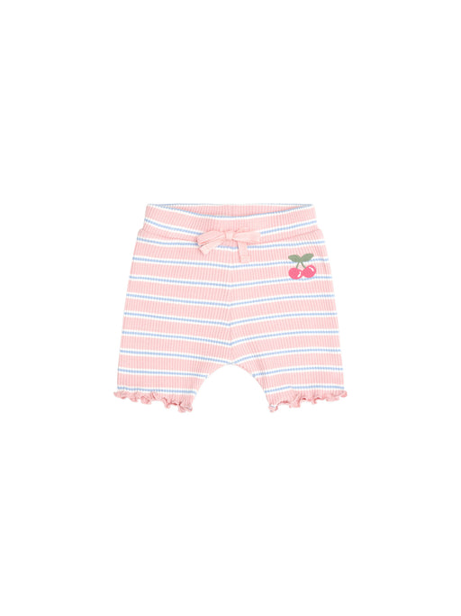 HUXBABY - CANDY STRIPE RIB SHORT CANDY STRIPE