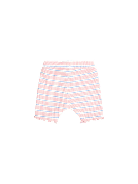 HUXBABY - CANDY STRIPE RIB SHORT CANDY STRIPE