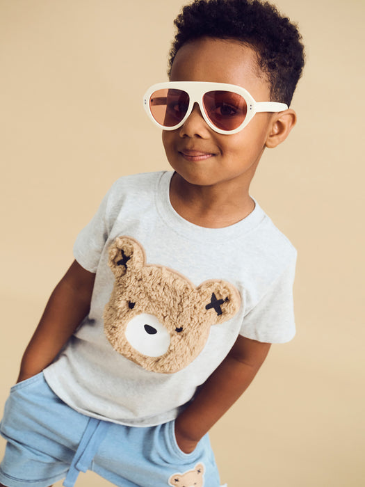 HUXBABY - HUXBEAR KNIT DENIM SHORT