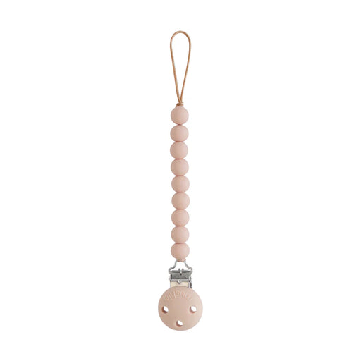 MUSHIE - PACIFIER CLIP BLUSH