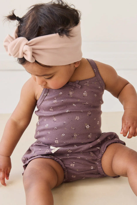 ORGANIC COTTON BRIDGET SINGLET BODYSUIT - GOLDIE HUCKLEBERRY