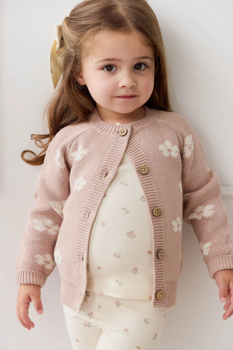 JAMIE KAY - HARPER CARDIGAN FRANKIE KNIT ROSE