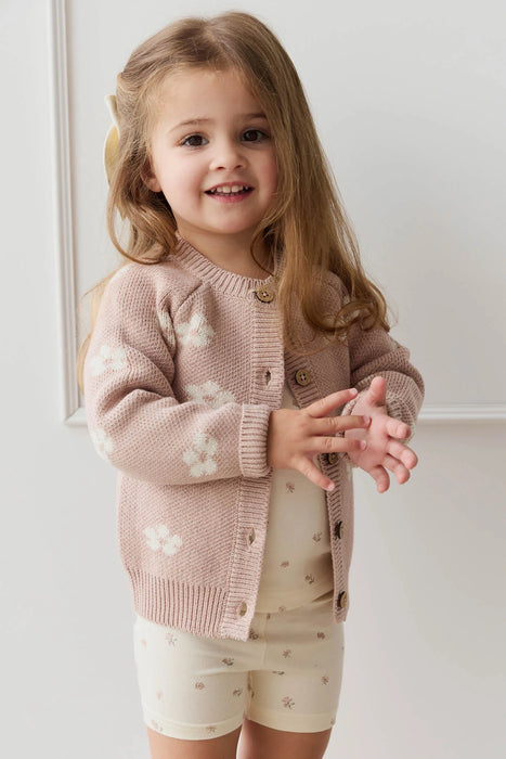 JAMIE KAY - HARPER CARDIGAN FRANKIE KNIT ROSE