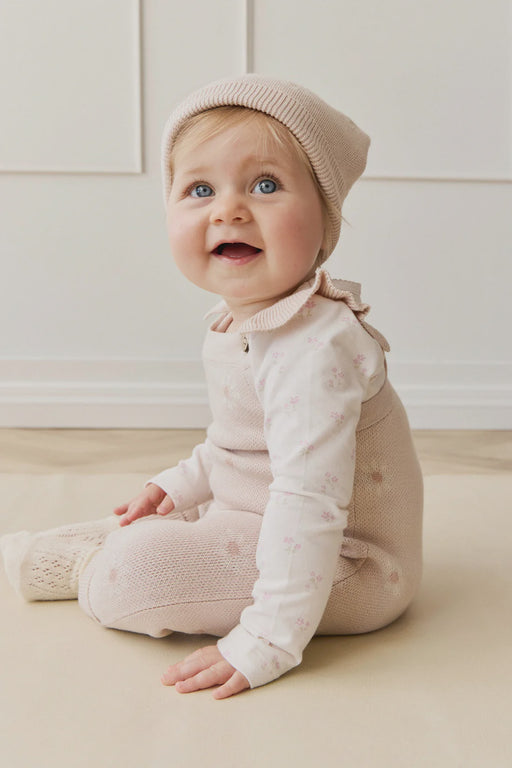 JAMIE KAY - ORGANIC COTTON LS TOP PAULINE PINK
