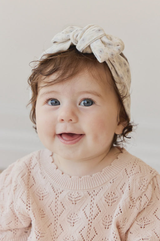 JAMIE KAY - ORGANIC COTTON HEADBAND PENELOPE EVENING HAZE