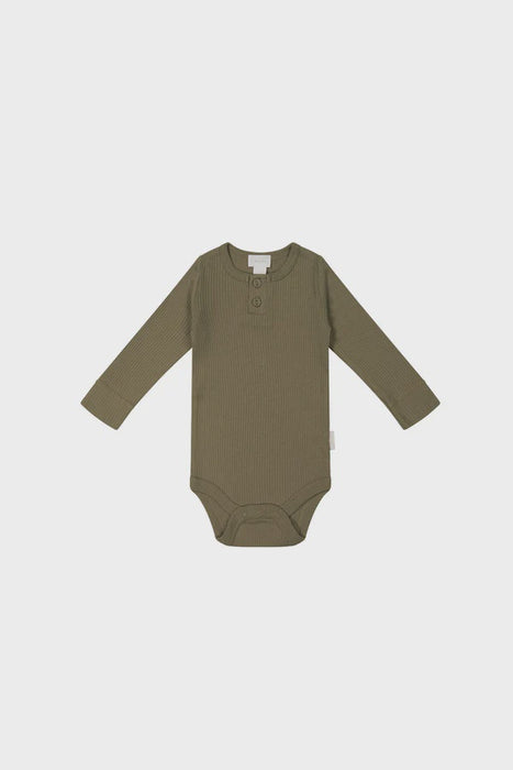 JAMIE KAY - LONG SLEEVE BODYSUIT FIR BARK