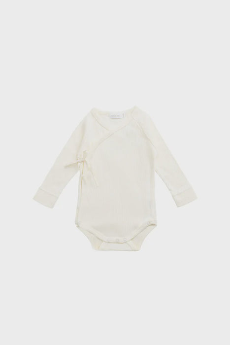 JAMIE KAY - MARINA LONGSLEEVE BODYSUIT PARCHMENT