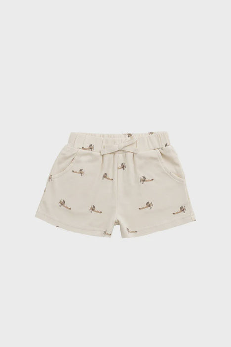 JAMIE KAY - PIMA COTTON WESLEY SHORT FLY HIGH VANILLA CREAM
