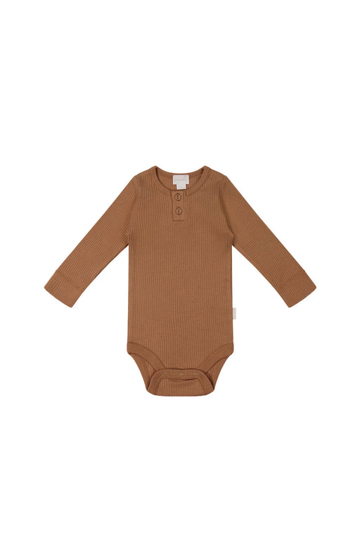 JAMIE KAY - ORGANIC COTTON MODAL LONG SLEEVE BODYSUIT BAKER