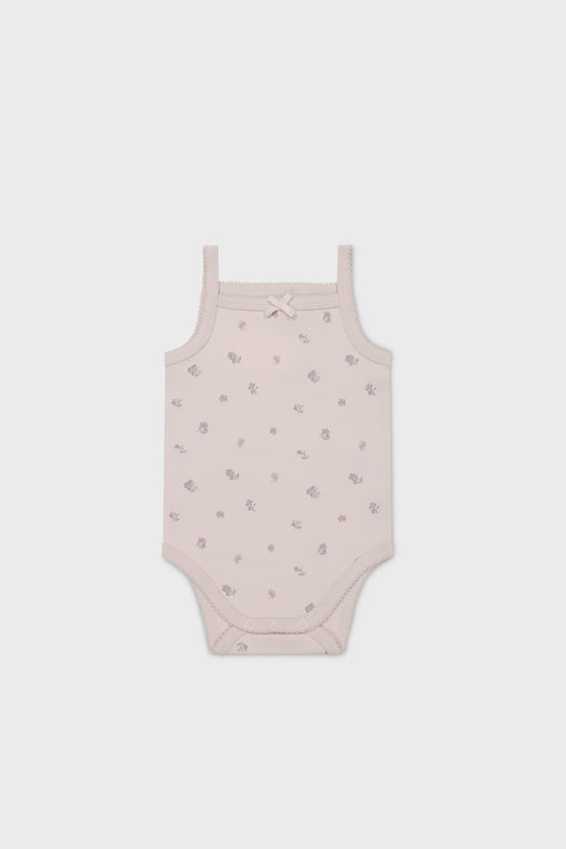 ORGANIC COTTON BRIDGET SINGLET BODYSUIT - MEREDITH VIOLET