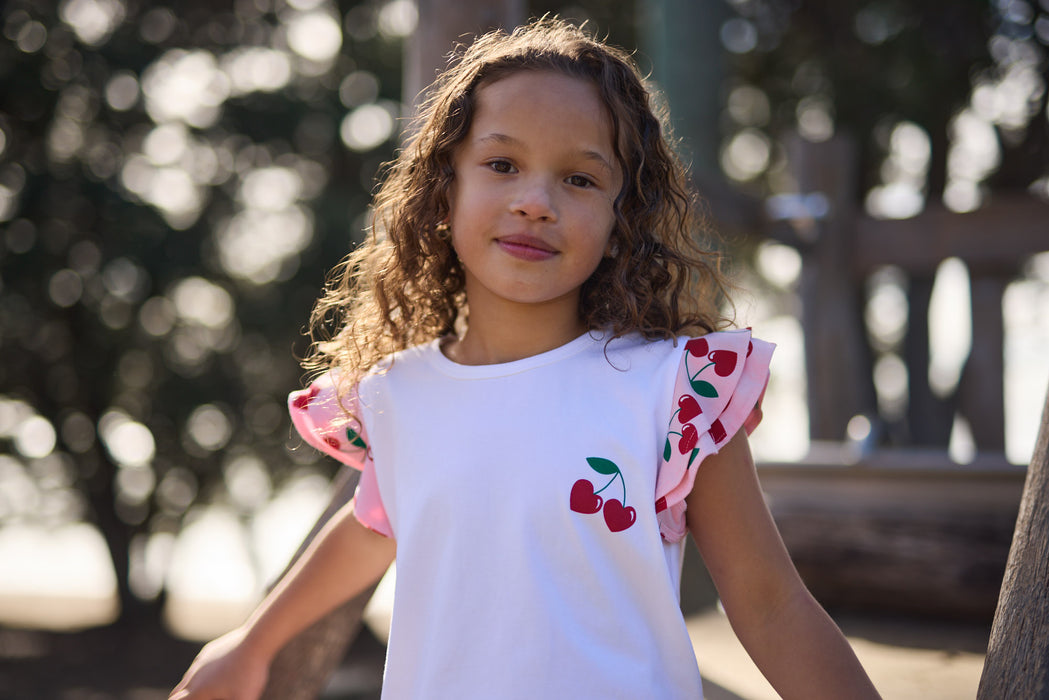 RADICOOL -  CHERRY FRILL TEE