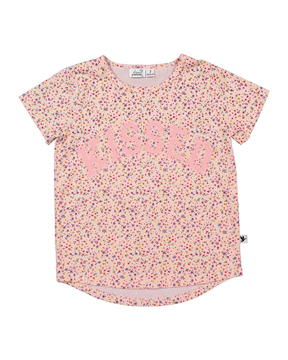 KISSED BY RADICOOL - FLORAL TEE