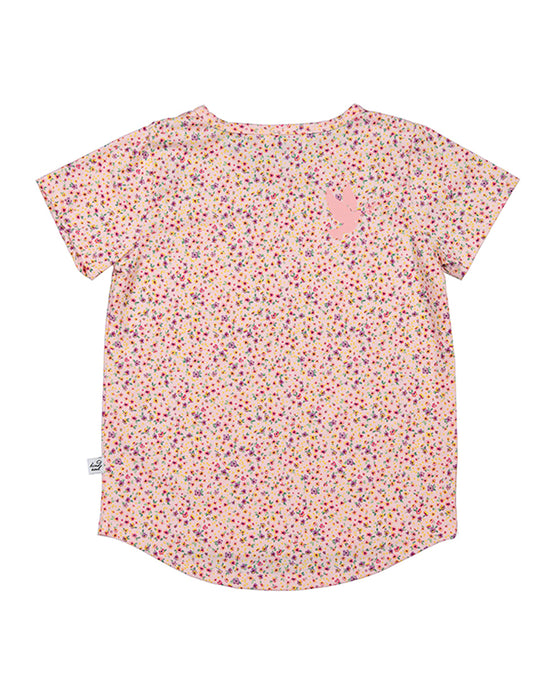 KISSED BY RADICOOL - FLORAL TEE