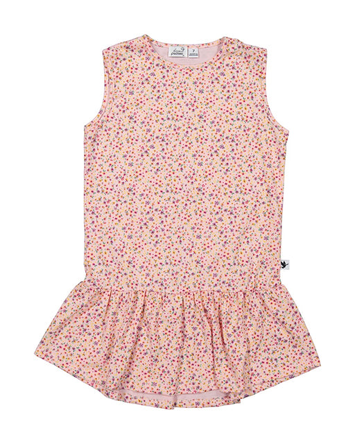 KISSED BY RADICOOL - DITSY FLORAL SLEEVELESS FRILL DRESS