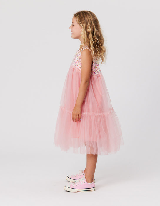 KISSED BY RADICOOL - DITSY FLORAL PRINCESS DRESS