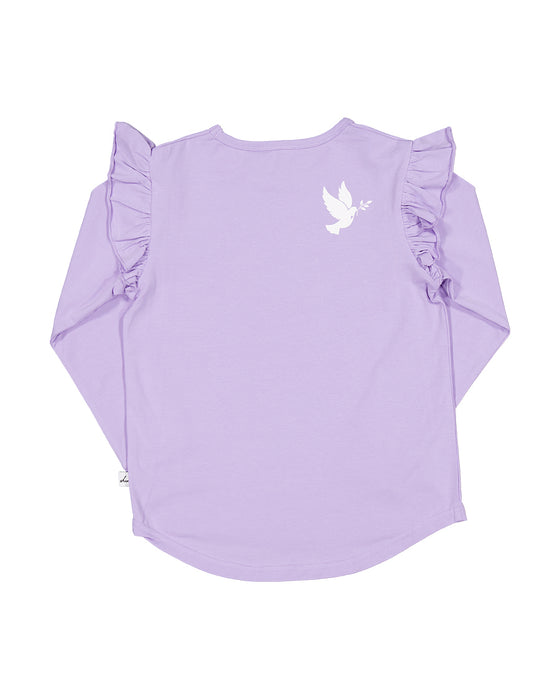 KISSED BY RADICOOL - SONG BIRDS LS TEE