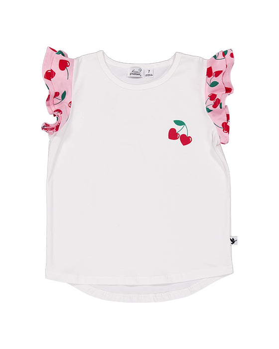 RADICOOL -  CHERRY FRILL TEE